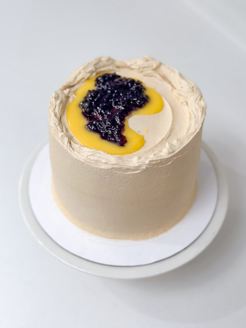 Blackberry Lemon Muscovado Cake